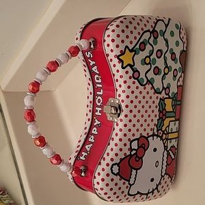 Hello Kitty, Happy Holidays tin purse